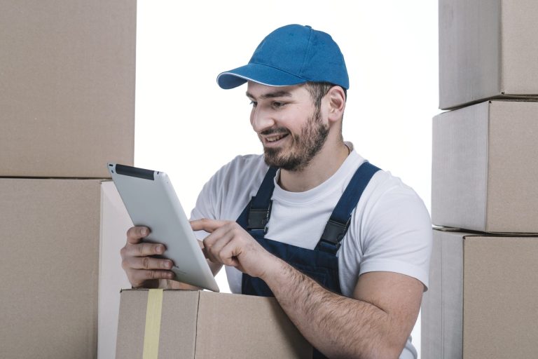 Cheerful Deliveryman