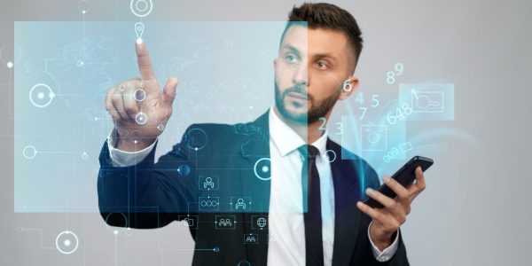 businessman-clicking-virtual-screen