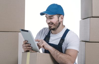 Cheerful Deliveryman